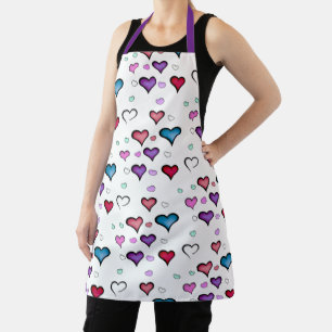 Delantal corazón el día de San Valentín