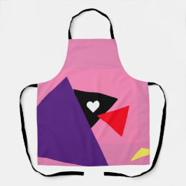 Delantal Corazón perseverante: Apron de impresión general
