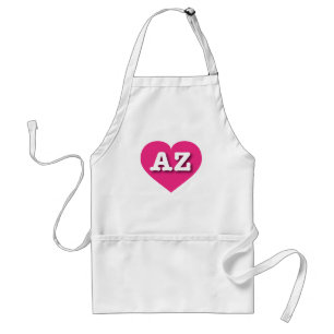 Delantal Corazón rosado caliente de Arizona - Amo AZ