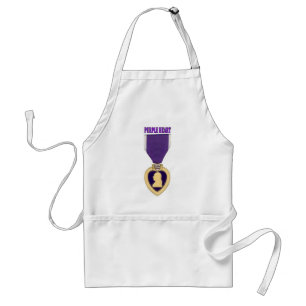 Delantal Corazón violeta