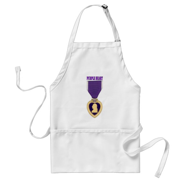 Delantal Corazón violeta (Frente)