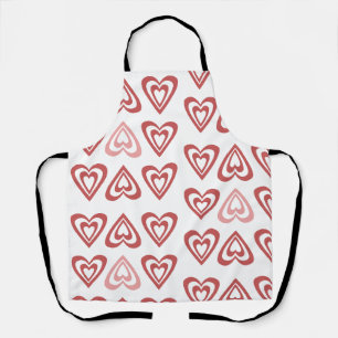 Delantal Corazones Adorables de San Valentín – Diseño de Am