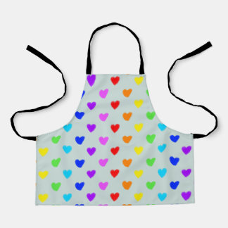 Delantal Corazones arcoiris de Apron