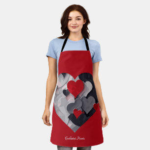 Delantal Corazones encantados