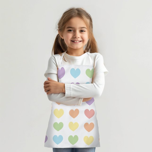 Delantal Corazones Pastel grandes (Subido por el creador)