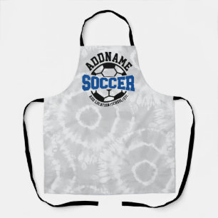 Delantal Corbata Tie-Dye personalizada del equipo de fútbol