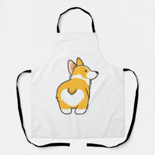 Delantal Corgi Heart Butt