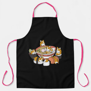 Delantal Corgi Ramen Sushi