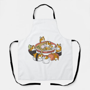 Delantal Corgi Ramen Sushi
