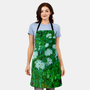 Delantal Cornus sanguinea por todo el papel impreso