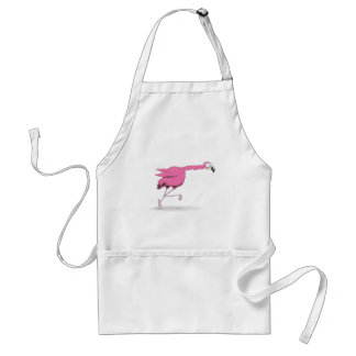Delantal Corre a lo largo de Flamingo