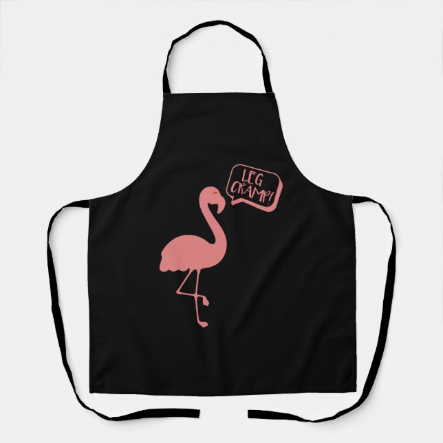 Delantal Correa de la pierna de Flamingo (Anverso)