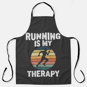 Delantal Correr es mi terapia