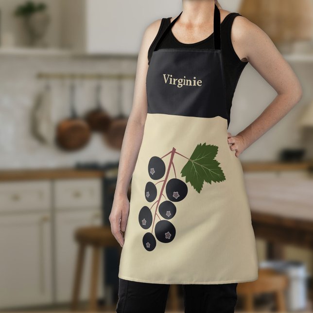 Delantal Corriente negra (Blackcurrant Apron)