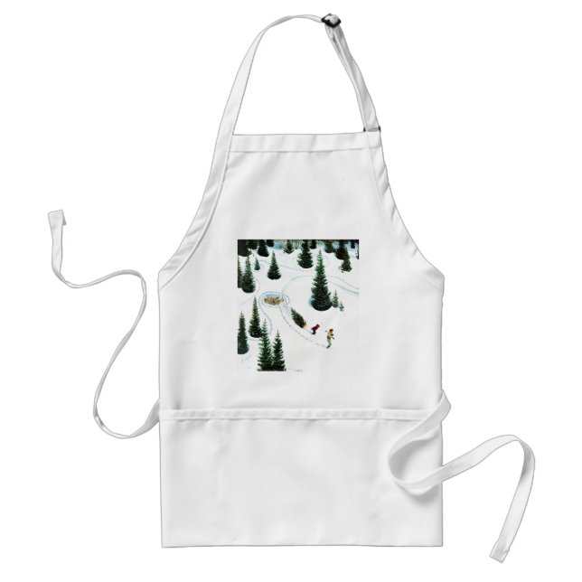 Delantal Corte del árbol (Frente)