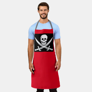 Delantal Cortejo pirata de cráneo KITCHEN APRON