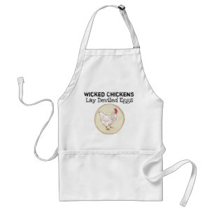 Delantal Cortijo lamentable rústico del pollo de la noveda