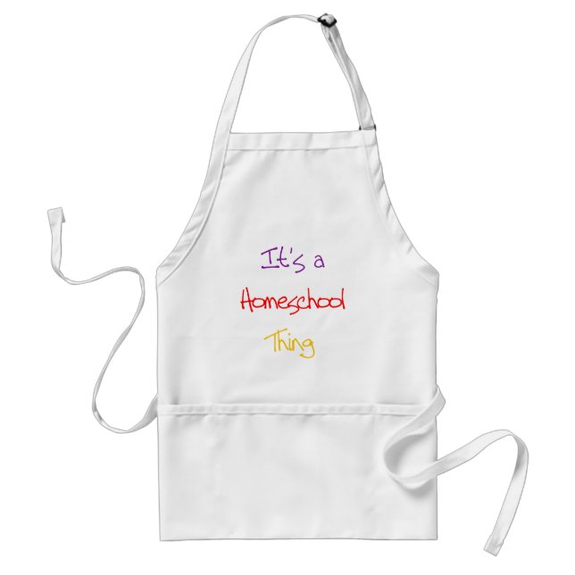Delantal Cosa de Homeschool (Frente)