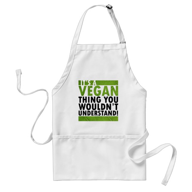 Delantal Cosa del vegano (Frente)