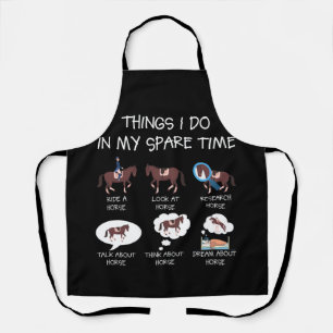 Delantal Cosas Que Hago En Mi Tiempo Libre, Regalos De Caba