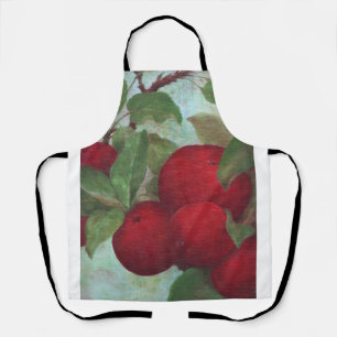 Delantal Cosecha de Apple, rojo y verde