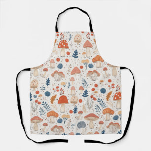 Delantal Cosecha de hongos otoñales Apron
