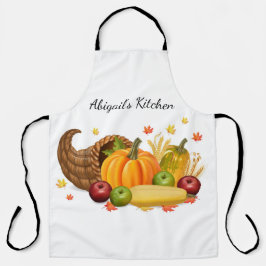 Delantal Cosecha de otoño personalizada