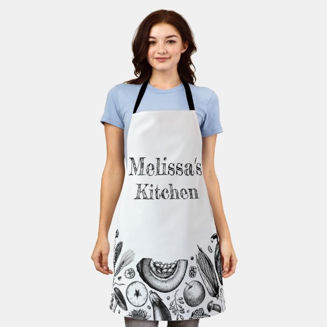 Delantal Cosecha de otoño personalizada (Gastado)