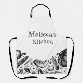 Delantal Cosecha de otoño personalizada