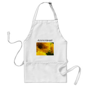 Delantal Cosecha de Otoño! Regalos de girasoles amarillos d