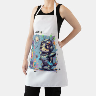 Delantal Cosmic Pup Ranger Apron