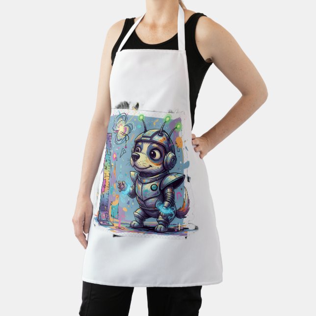 Delantal Cosmic Pup Ranger Apron (in situ)