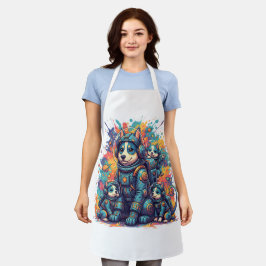 Delantal Cosmic Pups Astro Crew - Apron