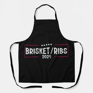 Delantal Costillas de Brisket 2024 BBQ Barbecue Elección Po