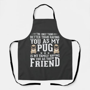Delantal Cota de Amigo de la Familia Pug