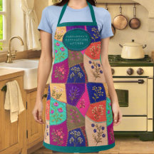 Cottagecore Floral Bordado Parcheado Embroidered