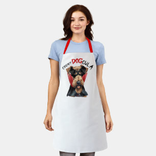 Delantal Count DOGcula Airedale Terrier Funny Halloween