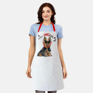 Delantal Count DOGcula Biewer Terrier Dog Halloween diverti