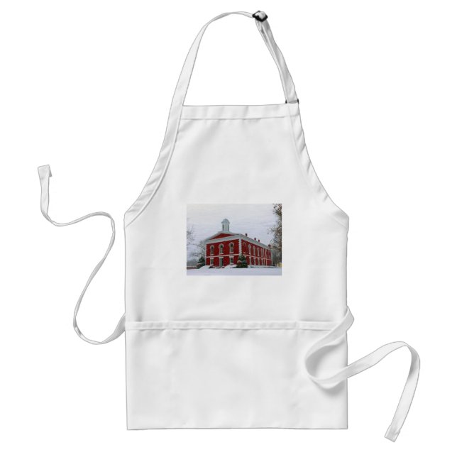 Delantal Courthouse Snow (Frente)