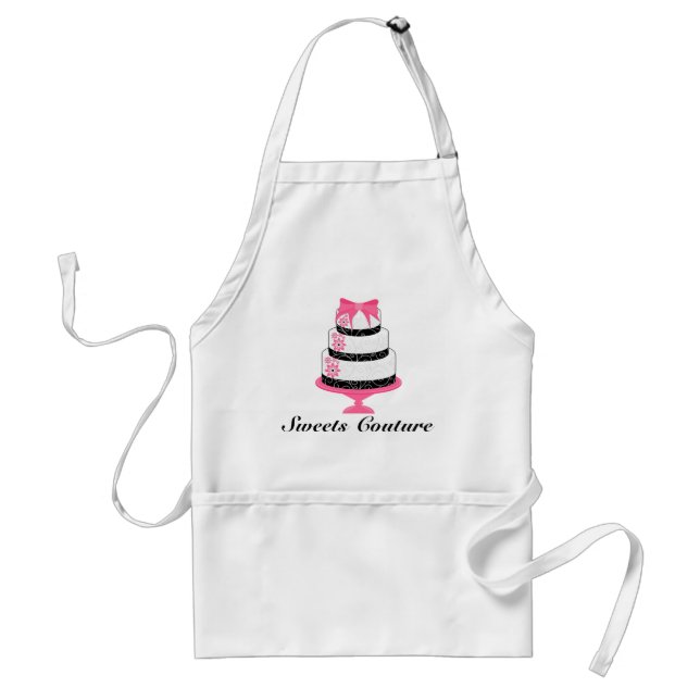 Delantal Couture Cakes Bakery Business Apron (Frente)