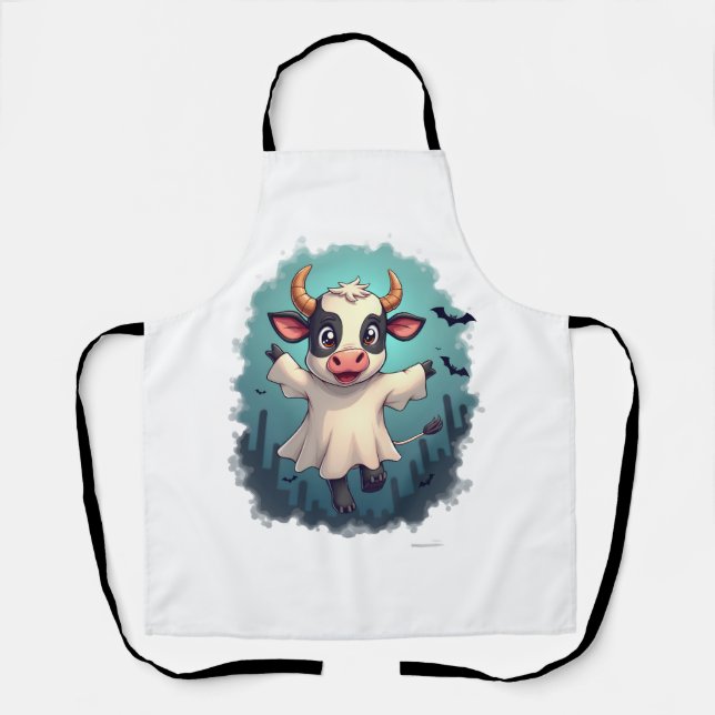 Delantal Cow Ghost Boo-levard (Anverso)