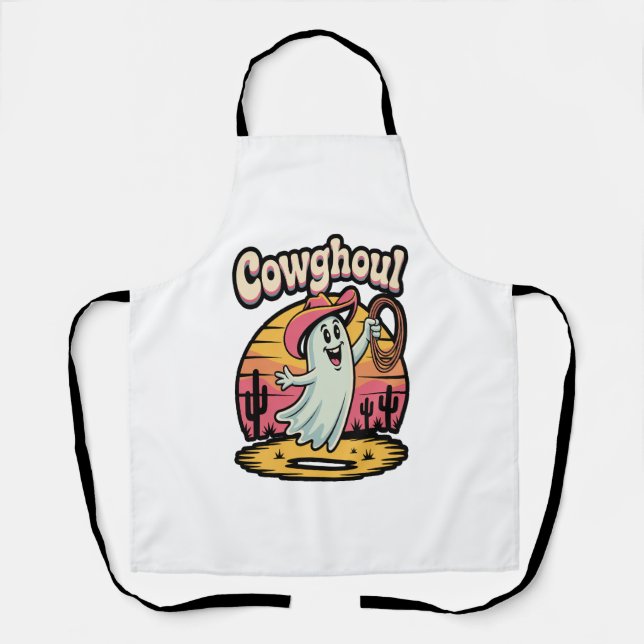 Delantal Cow Ghoul Halloween Spooky (Anverso)