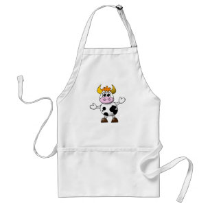 Delantal Cow Personalizado divertida