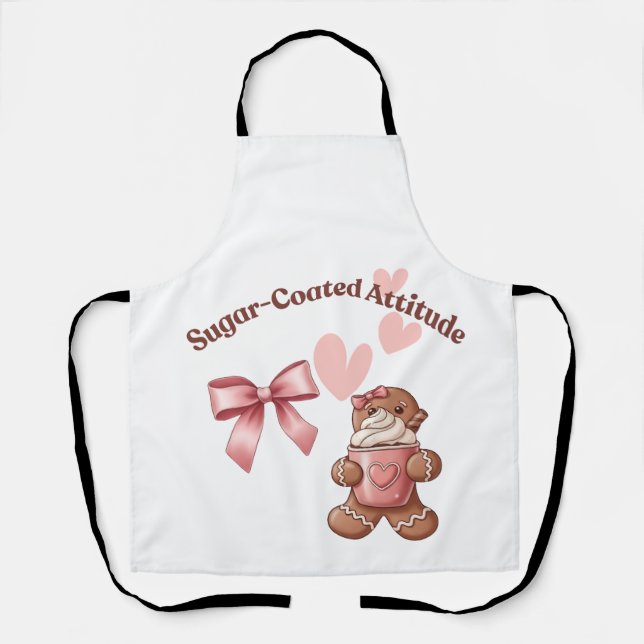 Delantal Cozy Christmas Gingerbread Coquette Sweet (Anverso)