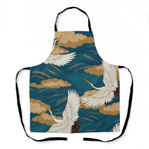 Crane and Wave, diseño japonés