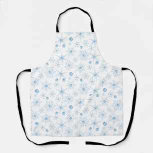Delantal Cráneo alarmista Creepmas Navidades Copos de nieve