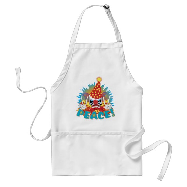 Delantal Cráneo de payaso (Frente)