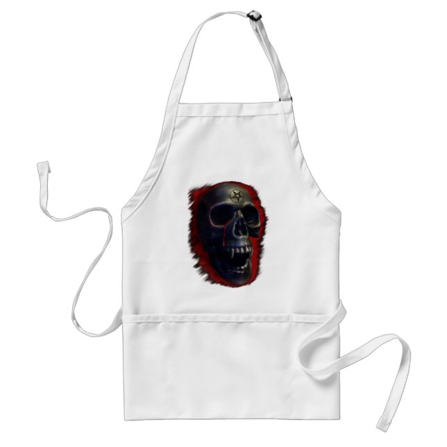 Delantal Cráneo Demon 1 Apron (Frente)