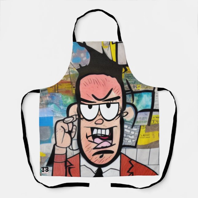 Delantal Cranky Man (Anverso)