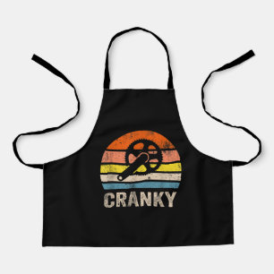 Delantal Cranky Vintage Sun Funny Amantes de la bicicleta C
